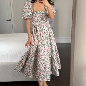 Abercrombie & Fitch Poplin midi dress